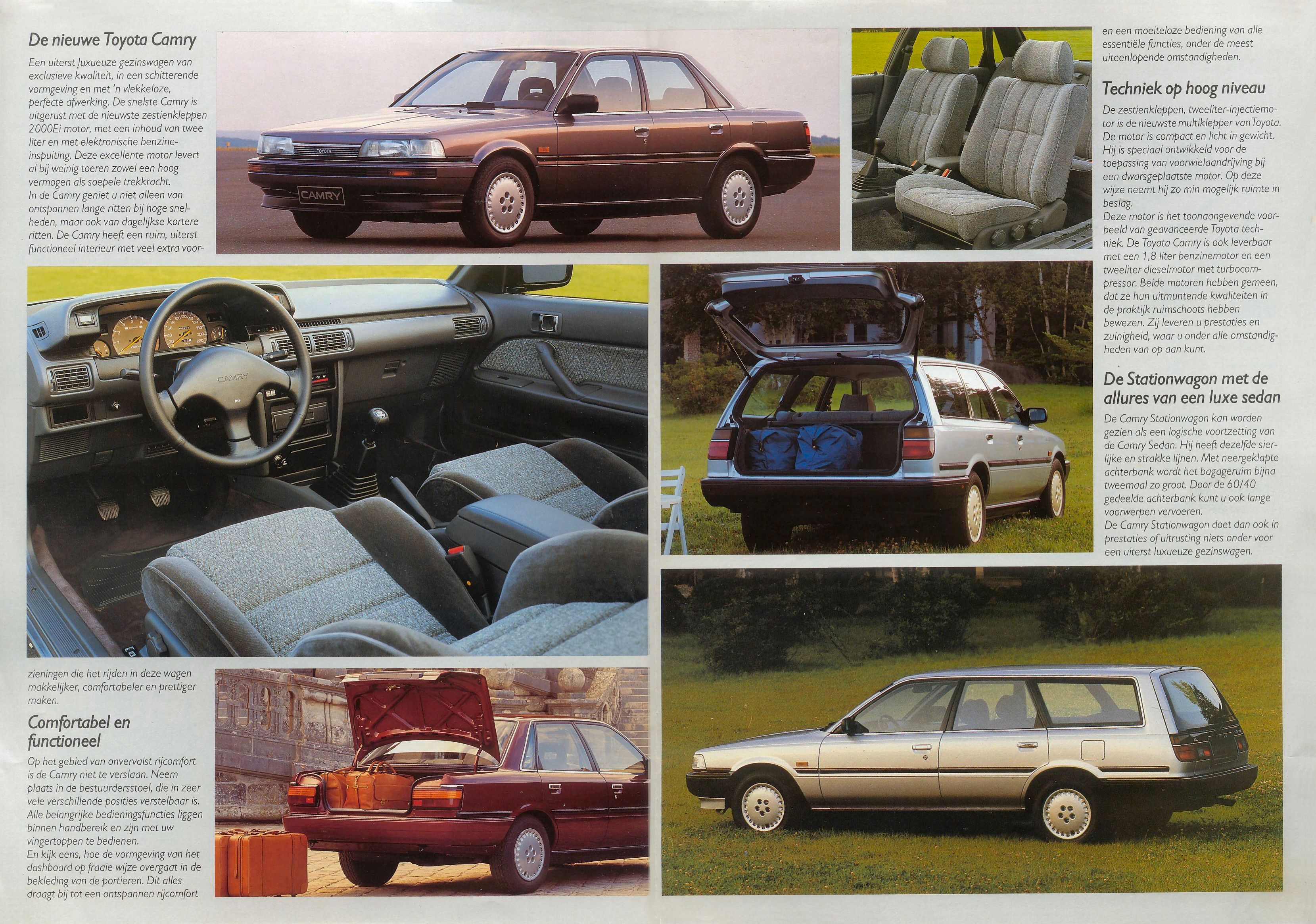 1987 Toyota Camry brochure